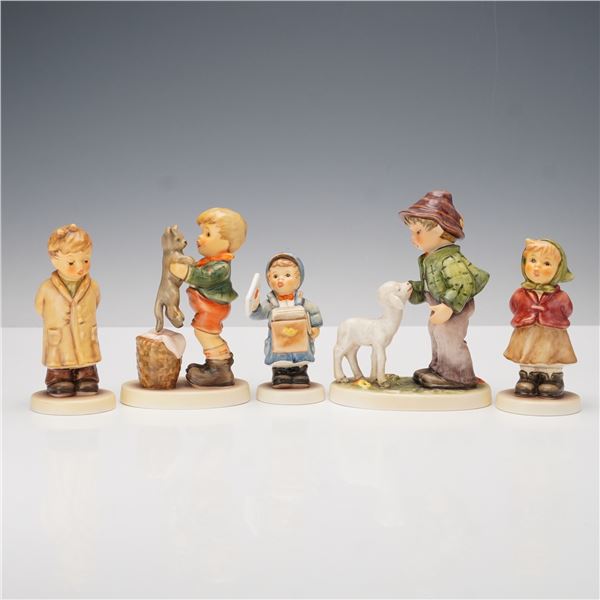 5pc Goebel Hummel Porcelain Figurines
