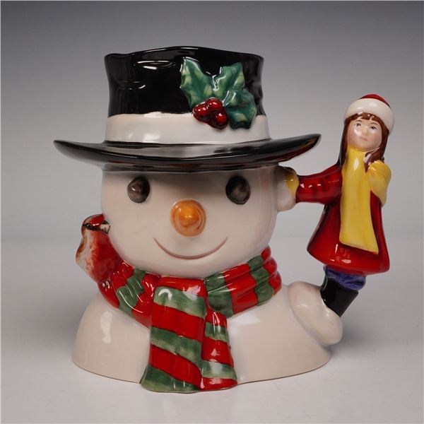 Royal Doulton Large Character Jug, Snowman D7241