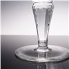 Image 5 : 4pc Crystal Wine Glasses with Geometric Cut Pattern