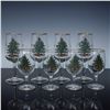 Image 1 : 8pc Spode and Cuthbertson Glass Wine Glasses