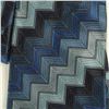 Image 2 : Dolce & Gabbana Silk Necktie, Blue Chevron Geometric