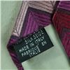 Image 5 : Dolce & Gabbana Silk Necktie, Magenta Chevron Geometric