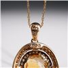 Image 10 : Le Vian 14K Gold Pendant Necklace, 3.50CT Citrine and 0.60CTW Diamonds