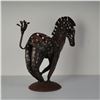 Image 1 : Original Modernist Hand-Forged Zebra Iron Sculpture