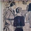 Image 3 : Wayne Hall Original 1942 Pen & Ink Illustration: The Wishing Star, Signed