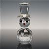 Image 1 : Cut Glass Snowman Figurine