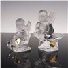 Image 1 : 2pc Goebel Hummel Crystal Angel Figurines