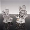 Image 2 : 2pc Goebel Hummel Crystal Angel Figurines
