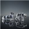 Image 2 : 2c Swarovski Crystal Figurines, Mother Sheep and Sister Bear