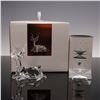Image 8 : 2pc Swarovski Crystal 1994 AE Kudu Figurine + Plaque, Signed