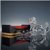 Image 2 : 2pc Swarovski Fabulous Creatures Crystal Figurine, Dragon & Plaque