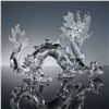 Image 4 : 2pc Swarovski Fabulous Creatures Crystal Figurine, Dragon & Plaque