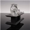 Image 3 : 3pc Swarovski Crystal 1995 AE Lion Figurine with Base & Plaque
