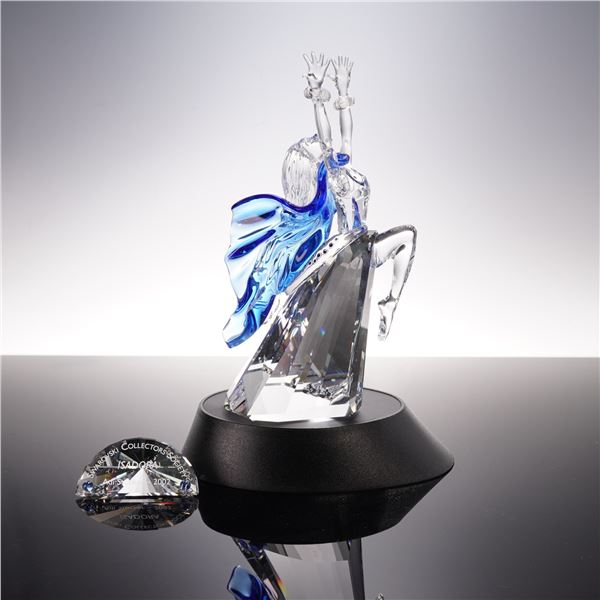 3pc Swarovski Crystal Isadora-Magic of Dance Figurine, Base & Plaque