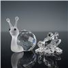 Image 4 : 4pc Swarovski Silver Crystal Assorted Figurines