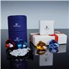 Image 4 : 5pc Swarovski SCS Crystal Heart Figurines, Eternity Blue & More