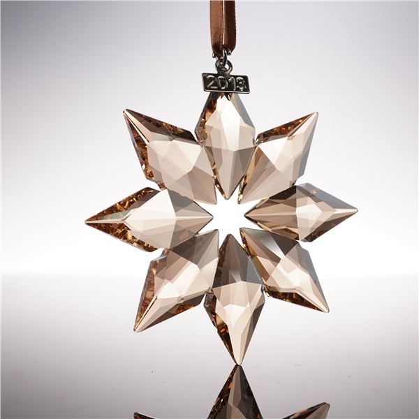 Swarovski Crystal Ornament, 2013 Christmas Gold