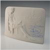 Image 6 : Lladro Porcelain Society Plaque and Figurine