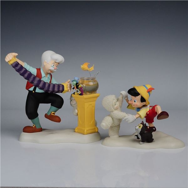 Dept 56 Snowbabies Guest Collection Pinocchio Figurines, Dance and Be Happy