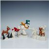 Image 1 : 3pc Department 56 Snowbabies Guest Collections Frosty and Rudolph Figurines