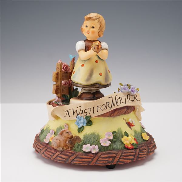 2pc Goebel Hummel For Mother Figurine with Music Box