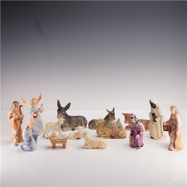 14 pc Goebel Hummel Nativity Figurines