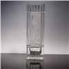 Image 1 : Dresden Cut Crystal Rectangular Vase