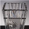 Image 3 : Dresden Cut Crystal Rectangular Vase