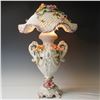 Image 1 : Capodimonte Porcelain Spaghetti Table Lamp with Shade