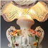 Image 4 : Capodimonte Porcelain Spaghetti Table Lamp with Shade