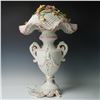 Image 5 : Capodimonte Porcelain Spaghetti Table Lamp with Shade