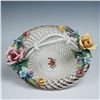 Image 2 : Capodimonte Porcelain Floral Basket