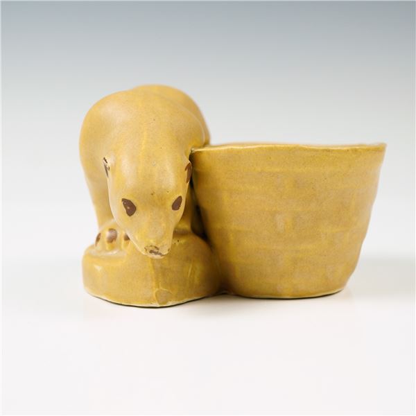 Niloak Yellow Polar Bear Planter