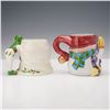 Image 2 : 2pc Mug Set Lenox Santa Fitz and Floyd Snowman