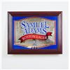 Image 1 : Samuel Adams Boston Lager Mirror Sign in Wooden Frame