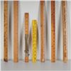 Image 1 : Collection of 7 Americana Advertising Yardsticks & Folding Rulers
