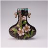 Image 3 : Miniature Cloisonne Enamel Snuff Bottle or Pendant Vase