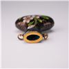 Image 5 : Miniature Cloisonne Enamel Snuff Bottle or Pendant Vase