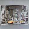 Image 1 : Times Square Taxis Pop Art Framed Poster on Board