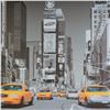 Image 2 : Times Square Taxis Pop Art Framed Poster on Board