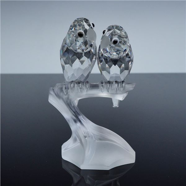 Swarovski Crystal Lovebirds Figurine, Togetherness