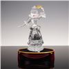 Image 2 : 3pc Swarovski Crystal Figurine, Masquerade Columbine w/Base & Plaque