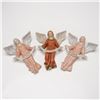 Image 2 : 5pc Lefton Porcelain Angel Wall Figurines, The Christopher Collection