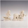 Image 2 : 2pc Department 56 Snowbabies Figurines, Hooked on Fishing & In the Groove