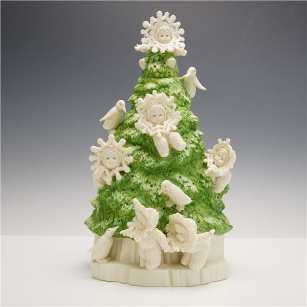 Snowbabies Collectors Edition Figurine, Flakes Falling From The Tree