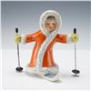 Image 1 : Goebel Hummel Figurine, Skiing Girl