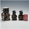Image 2 : 3pc Goebel Hummel Chimney Sweep Group- Jug, Figurine & Toothpick Holder
