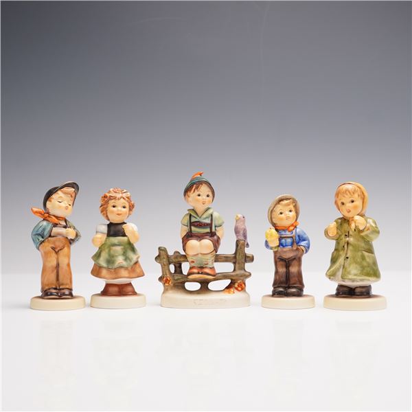 5pc Goebel Hummel Figurines, Whimsical Village Children