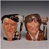 Image 1 : 2pc Royal Doulton Large Character Jugs, Romeo D6670 & Hamlet D6672