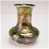 Image 2 : Loetz Art Glass Silver Overlay Bud Vase